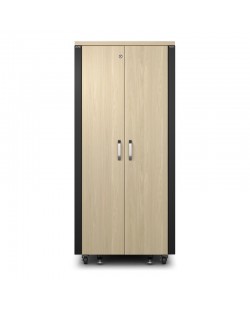 APC NetShelter - Rack informatique insonorisé - 32U - Finition Erable