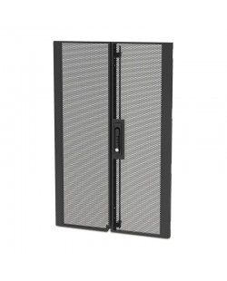 APC Porte double pour espace partagé NetShelter SX 20U à perforations, 600 mm de largeur, noir