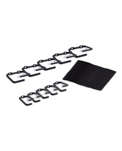 APC NetShelter - Accessoire de gestion de câbles - 5 grands et 5 petits anneaux - 0U