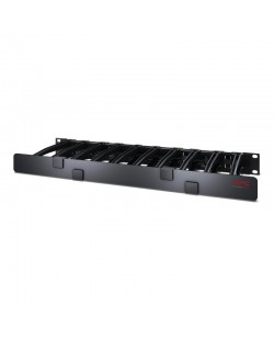 APC NetShelter - Gestionnaire câbles horizontal - 1U x 6p de profondeur - avec capot