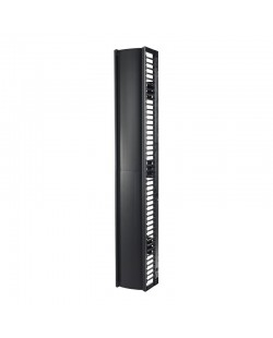 APC Gestionnaire de câbles vertical Valueline pour racks à 2 et 4 montants, 84" (H) x 12" (l), un seul côté avec porte