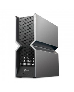 TP-Link Archer BE800 routeur sans fil Multi-Gigabit Ethernet Tri-bande (2,4 GHz / 5 GHz / 6 GHz) Noir, Acier inoxydable