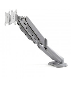 StarTech.com Double bras pour écrans PC - Double affichage - Avec 2x USB passthrough et 3,5 mm audio - Pour moniteurs VESA de 3