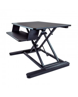 StarTech.com Convertisseur de Bureau Assis-Debout avec Plateau pour Clavier, Surface 35x21" - Poste Ergonomique de Bureau/Tablet
