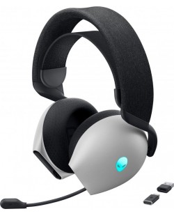 Alienware AW725H Casque Avec fil &sans fil Arceau Gaming USB Type-C Bluetooth Noir, Blanc