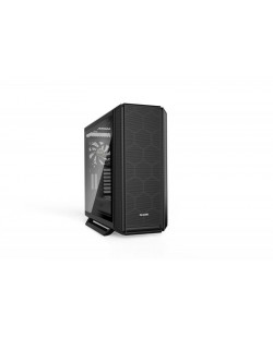 be quiet! Silent Base 802 Noir | Boîtier PC ARGB vitré, Mini ITX / Micro ATX / ATX / E-ATX, 3 ventilateurs Pure Wings 140 mm