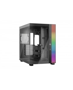 be quiet! Light Base 600 DX Noir | Boîtier PC ARGB vitré, Mini ITX / Micro ATX / ATX