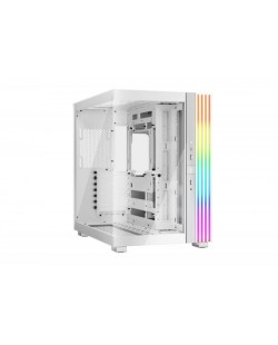 be quiet! Light Base 600 DX Blanc | Boîtier PC ARGB vitré, Mini ITX / Micro ATX / ATX