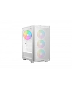 be quiet! Pure Base 501 Blanc | Boîtier PC vitré, Mini ATX / Micro ATX / ATX, 4 ventilateurs Light Wings LX PWM, ARGB