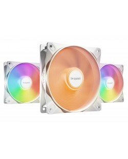be quiet! Light Wings LX 120 mm PWM | Ventilateur PC ARGB White, Pack de 3
