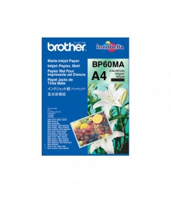 Brother BP-60MA papier jet d'encre A4 (210x297 mm) Mat 25 feuilles Blanc