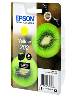 Epson Kiwi Singlepack Yellow 202 Claria Premium Ink