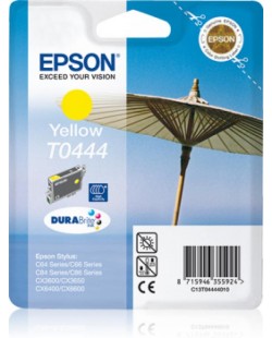 Epson Parasol T0444 Yellow Ink Cartridge (High) - Retail Pack (untagged)
