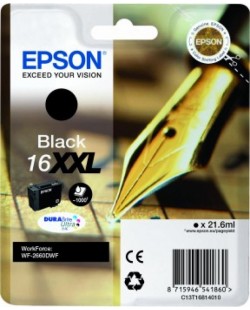 Epson Cartouche Stylo à plume 16XXL - encre Durabrite N (XXL)