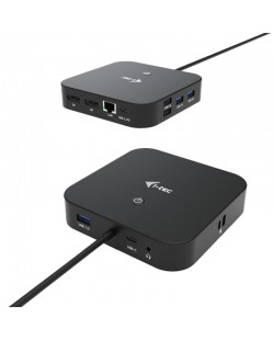 i-tec C31DUALDPDOCKPD station d'accueil Avec fil USB 3.2 Gen 1 (3.1 Gen 1) Type-C Noir