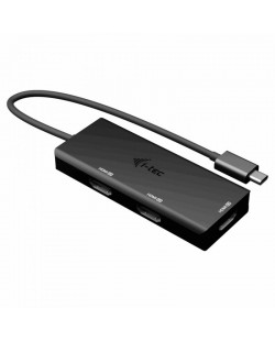 i-tec USB-C Triple 4K HDMI Video Adapter, Power Delivery 100W