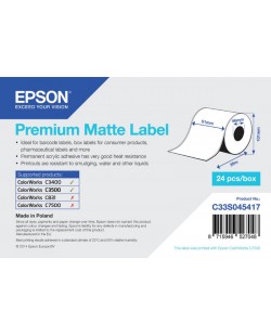 Epson Rouleau adhesif continu Premium Matte 51mm x 35 mm pour TM-3400