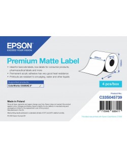Epson Premium Matte Label - Continuous Roll: 203mm x 60m