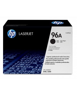 HP 96A Black Original LaserJet Toner Cartridge Cartouche de toner 1 pièce(s) Noir