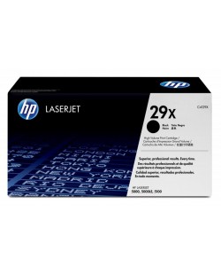 HP 29X High Yield Black Original LaserJet Toner Cartridge Cartouche de toner 1 pièce(s) Noir