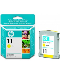 HP 11 cartouche d'encre jaune authentique