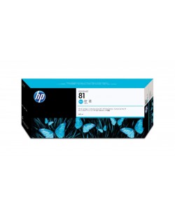 HP 81 cartouche d'encre cyan 680 ml