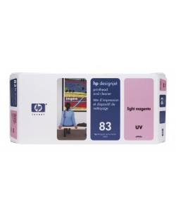 HP 83 tête d'impression UV et dispositif de nettoyage de tête d'impression DesignJet magenta clair