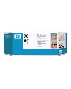 HP 90 tête d'impression noir et dispositif de nettoyage