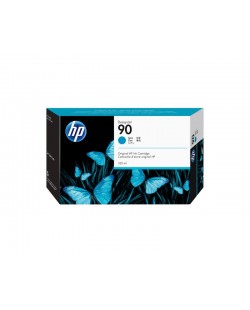 HP Cartouche d'encre cyan 90 225-ml tête d’impression A jet d'encre thermique