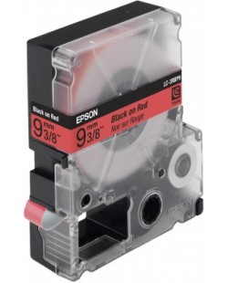 Epson LC-3RBP9 - Couleur Pastel - Noir sur Rouge - 9mmx9m - LW-300/400/400VP/700/900P