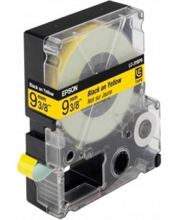 Epson LC-3YBP9 - Couleur Pastel - Noir sur Jaune - 9mmx9m - LW-300/400/400VP/700/900P