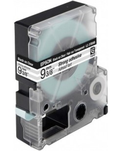 Epson LC-3TBW9 - Adhésif Fort - Noir sur Transparent - 9mmx9m - LW-300/400/400VP/700/900P