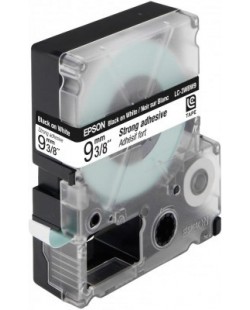 Epson LC-3WBW9 - Adhésif Fort - Noir sur Blanc - 9mmx9m - LW-300/400/400VP/700/900P