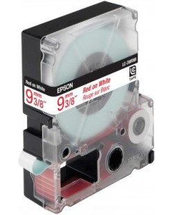Epson LC-3WRN9 - Standard - Rouge sur Blanc - 9mmx9m - LW-300/400/400VP/700/900P