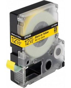 Epson LC-4YBP9 - Couleur Pastel - Noir sur Jaune - 12mmx9m - LW-300/400/400VP/700/900P