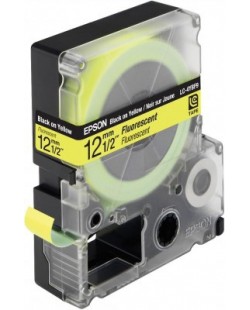 Epson LC-4YBF9 - Fluorescent - Noir sur Jaune - 12mmx9m - LW-300/400/400VP/700/900P
