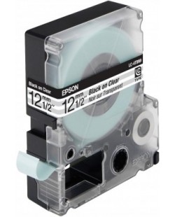 Epson LC-4TBN9 - Transparent - Noir sur Transparent - 12mmx9m - LW-300/400/400VP/700/900P