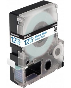 Epson LC-4WLN9 - Standard - Bleu sur Blanc - 12mmx9m - LW-300/400/400VP/700/900P