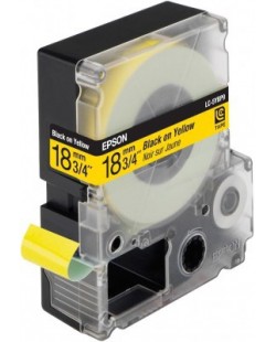 Epson LC-5YBP9 - Couleur Pastel - Noir sur Jaune - 18mmx9m - LW-400/400VP/700/900P