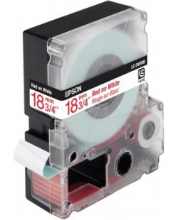 Epson LC-5WRN9 - Standard - Rouge sur Blanc - 18mmx9m - LW-400/400VP/700/900P