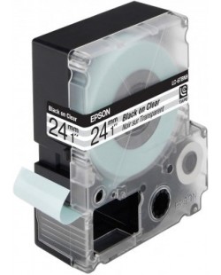 Epson LC-6TBN9 - Transparent - Noir sur Transparent - 24mmx9m - LW-700/900P