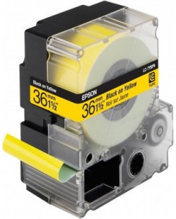 Epson LC-7YBP9 - Couleur Pastel - Noir sur Jaune - 36mmx9m - LW-900P