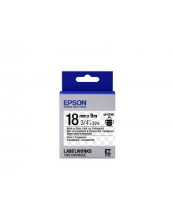 Epson LK-5TBN - Transparent - Noir sur Transparent - 18mmx9m