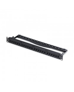 StarTech.com Panneau de Brassage 24 Ports 1U avec Barre de Gestion des Câbles, Panneau de Brassage Ethernet Cat6 Monté en Rack