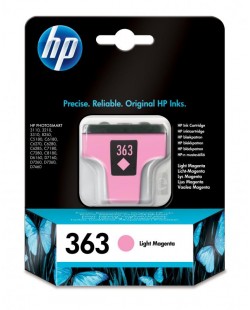 HP 363 lys magenta printerpatron med Vivera blæk cartouche d'encre 1 pièce(s) Original Rendement standard Magenta clair