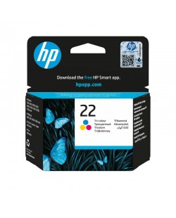 HP 22 cartouche d'encre trois couleurs authentique