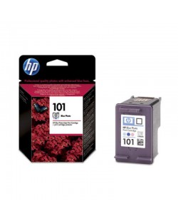 HP 101 Blue Photo Inkjet Print Cartridge cartouche d'encre Original Bleu, Cyan clair, Magenta clair
