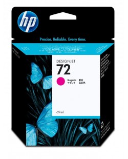HP Cartouche d'encre magenta n°72 69-ml avec encre Vivera tête d’impression A jet d'encre thermique