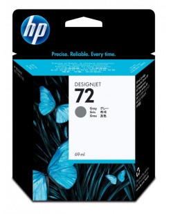 HP Cartouche d'encre grise 72 69 ml avec encre Vivera tête d’impression A jet d'encre thermique