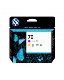 HP 70 tête d'impression DesignJet magenta et jaune